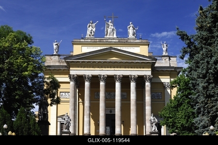 Szent Mihály- és Szent János-főszékesegyház, Eger-stock-foto