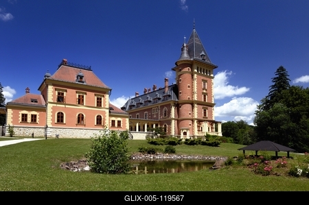 Kastélyhotel Sasvár, Parádsasvár-stock-foto