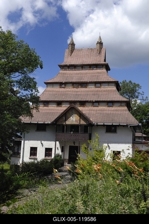 Pagoda Pihenő Panzió, Mátraháza-stock-foto