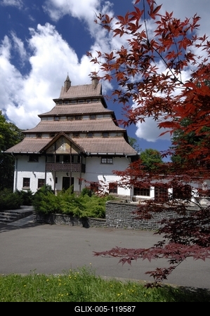 Pagoda Pihenő Panzió, Mátraháza-stock-foto