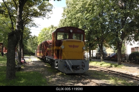 Kisvonat - Mátravasút-stock-foto