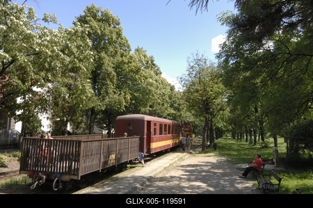 Kisvonat - Mátravasút-stock-foto