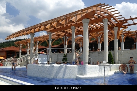 Demjéni Termál Völgy-stock-foto