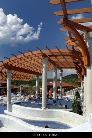 Demjéni Termál Völgy-stock-foto