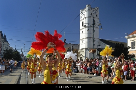Debreceni virágkarnevál-stock-foto