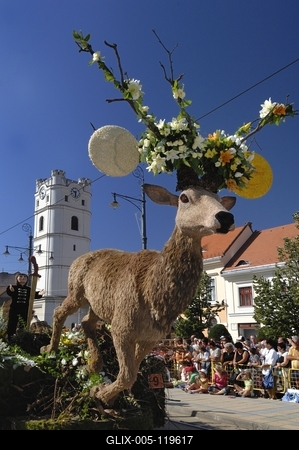 Debreceni virágkarnevál-stock-foto