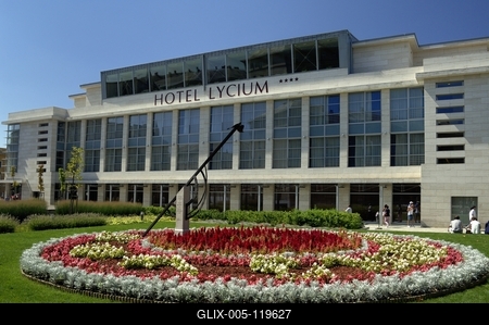 Virágóra Debrecenben-stock-foto