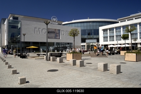 MODEM Modern és Kortárs Művészeti Központ, Debrecen-stock-foto