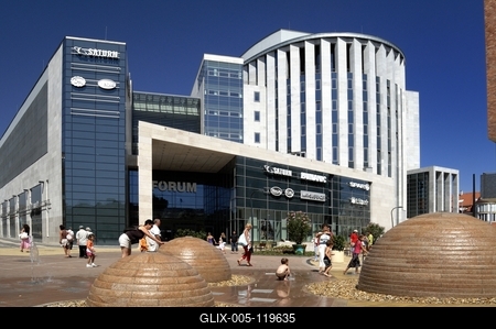 Fórum bevásárlóközpont, Debrecen-stock-foto