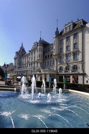 Aranybika Szálloda, Debrecen-stock-foto