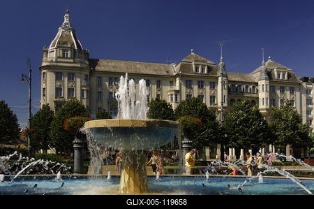 Aranybika Szálloda, Debrecen-stock-foto