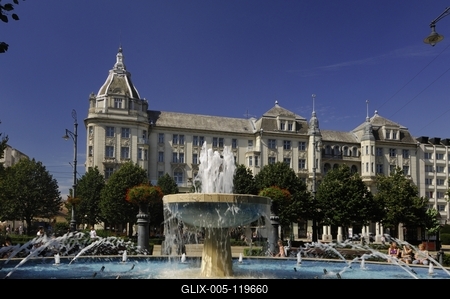 Aranybika Szálloda, Debrecen-stock-foto