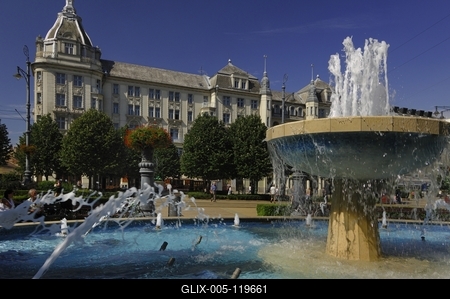 Aranybika Szálloda, Debrecen-stock-foto