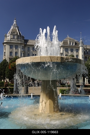 Aranybika Szálloda, Debrecen-stock-foto