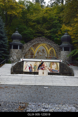 Mátraverebély-Szentkút-stock-foto