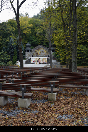 Mátraverebély-Szentkút-stock-foto