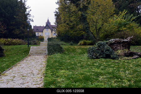 Szelestei Arborétum-stock-foto