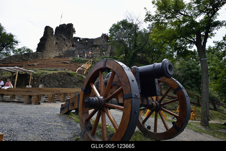 Szigligeti vár-stock-foto