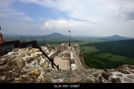 Szigligeti vár-stock-foto