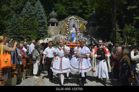 Mátraverebély-Szentkút-stock-foto