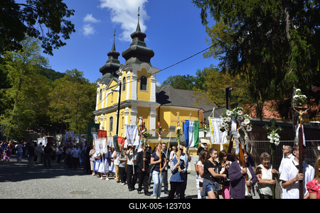 Mátraverebély-Szentkút-stock-foto