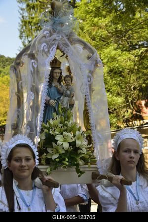 Mátraverebély-Szentkút-stock-foto