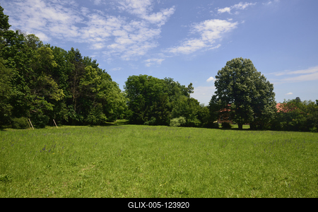 Szelestei Arborétum-stock-foto