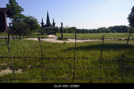 Páneurópai Piknik Emlékhely-stock-foto