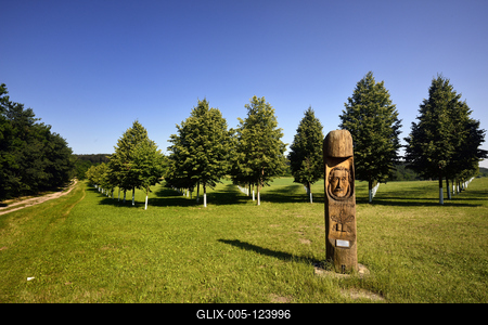 Páneurópai Piknik Emlékhely-stock-foto