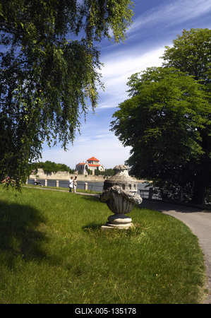 Tatai vár-stock-foto