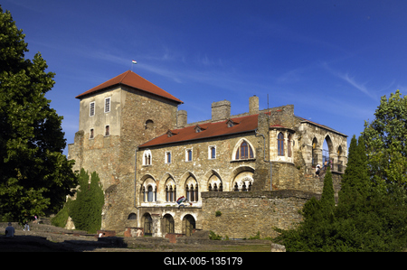 Tatai vár-stock-foto