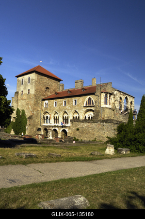 Tatai vár-stock-foto