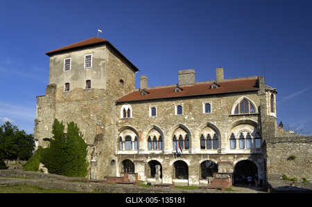 Tatai vár-stock-foto