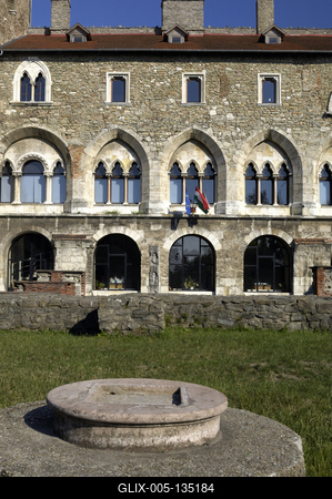 Tatai vár-stock-foto