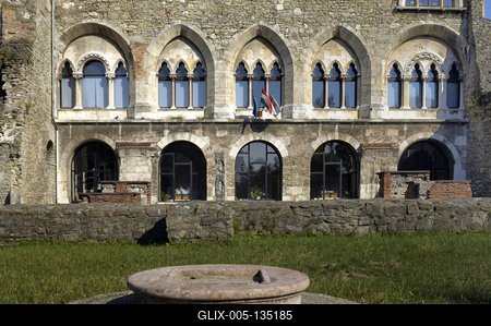 Tatai vár-stock-foto