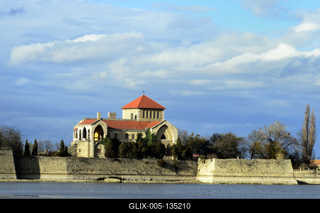 Tatai vár-stock-foto