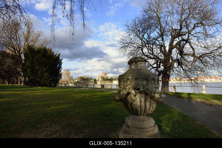 Tatai vár-stock-foto