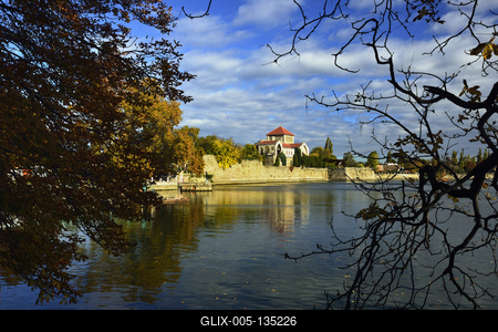 Tatai vár-stock-foto