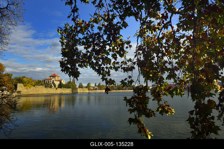 Tatai vár-stock-foto