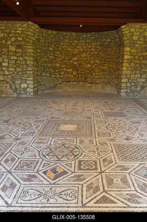 Villa Romana Baláca-stock-foto