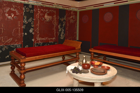 Villa Romana Baláca-stock-foto