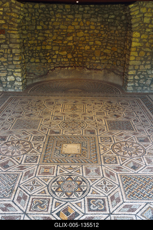 Villa Romana Baláca-stock-foto