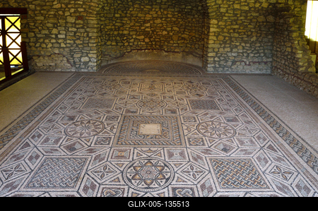 Villa Romana Baláca-stock-foto