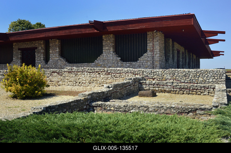 Villa Romana Baláca-stock-foto