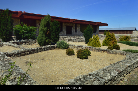 Villa Romana Baláca-stock-foto