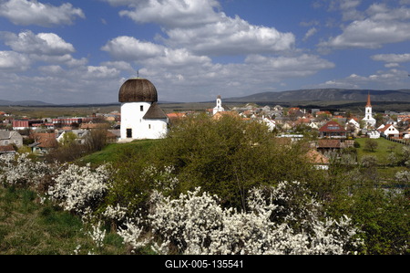 Ösküi kerektemplom-stock-foto