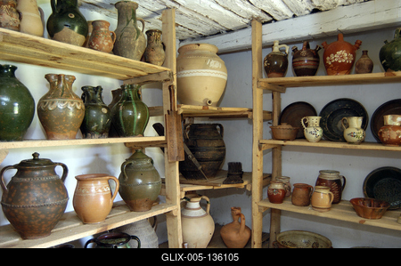 Magyarszombatfa, Fazekasház-stock-foto