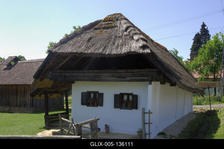 Magyarszombatfa, Fazekasház-stock-foto