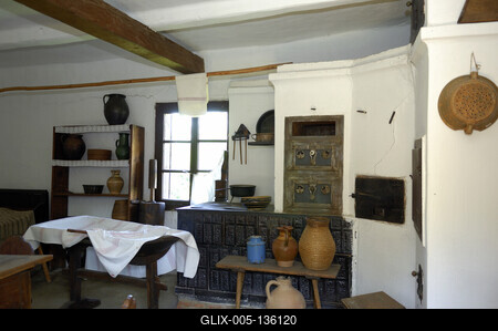 Szalafő - Pityerszer, Őrségi Népi Műemlékegyüttes-stock-foto