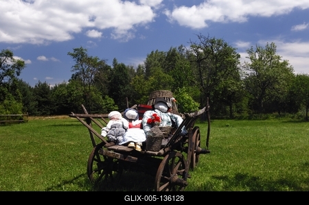 Őrségi táj Szalafőn-stock-foto